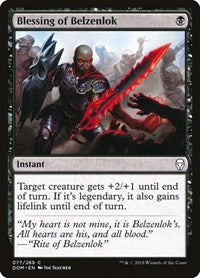 Blessing of Belzenlok [Dominaria] | Exor Games Dartmouth