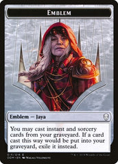 Emblem - Jaya Ballard [Dominaria Tokens] | Exor Games Dartmouth