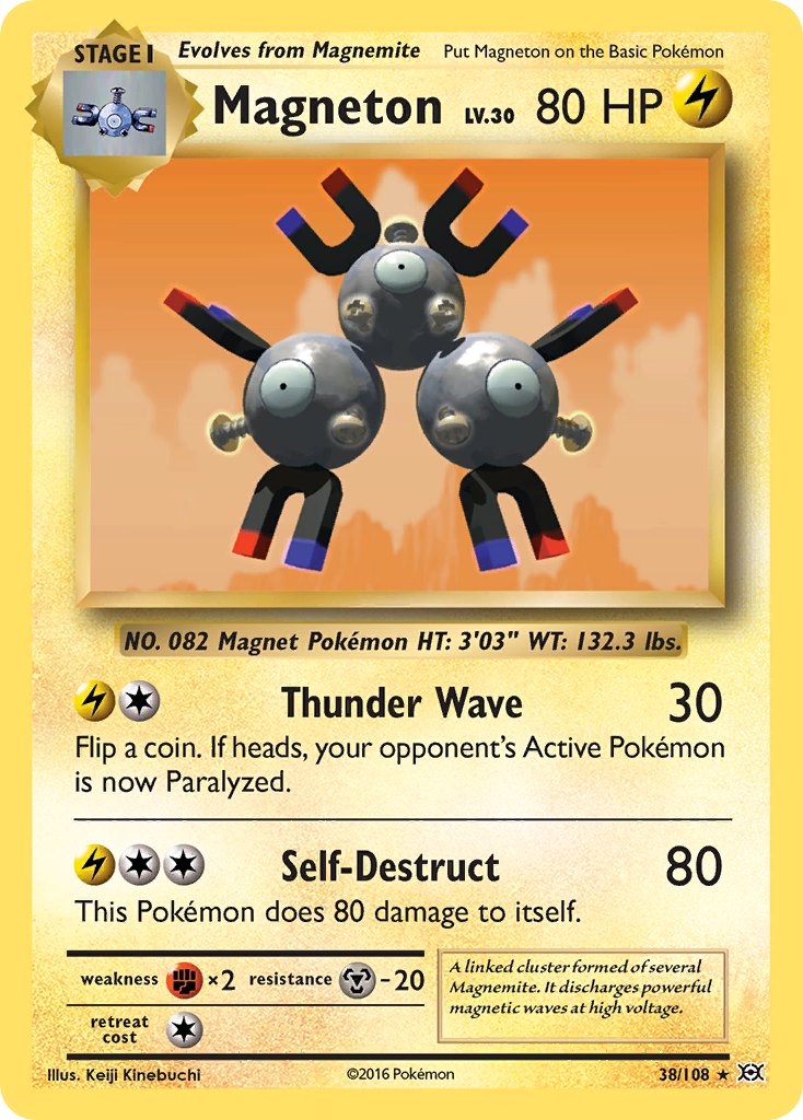 Magneton (38/108) (Theme Deck Exclusive) [XY: Evolutions] | Exor Games Dartmouth