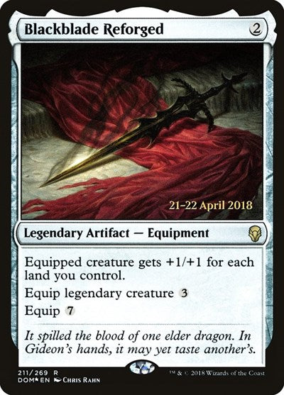 Blackblade Reforged [Dominaria Promos] | Exor Games Dartmouth