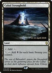 Cabal Stronghold [Dominaria Promos] | Exor Games Dartmouth