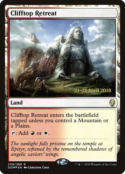 Clifftop Retreat [Dominaria Promos] | Exor Games Dartmouth