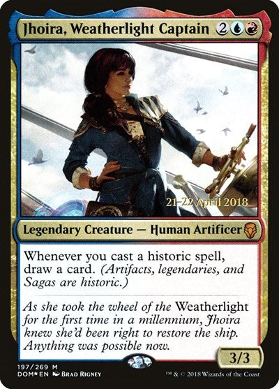 Jhoira, Weatherlight Captain [Dominaria Promos] | Exor Games Dartmouth