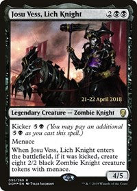 Josu Vess, Lich Knight [Dominaria Promos] | Exor Games Dartmouth