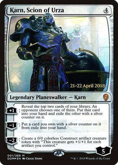 Karn, Scion of Urza [Dominaria Promos] | Exor Games Dartmouth