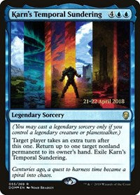 Karn's Temporal Sundering [Dominaria Promos] | Exor Games Dartmouth