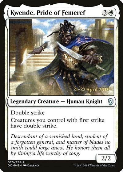 Kwende, Pride of Femeref [Dominaria Promos] | Exor Games Dartmouth