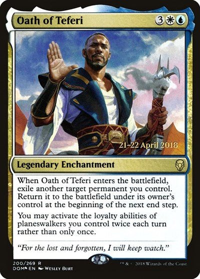 Oath of Teferi [Dominaria Promos] | Exor Games Dartmouth