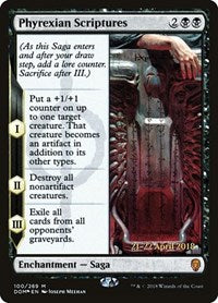 Phyrexian Scriptures [Dominaria Promos] | Exor Games Dartmouth