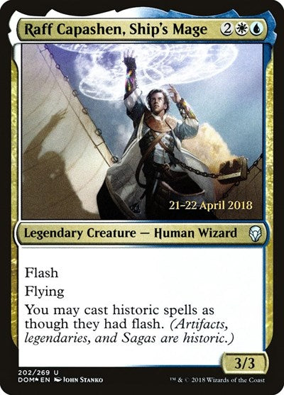 Raff Capashen, Ship's Mage [Dominaria Promos] | Exor Games Dartmouth