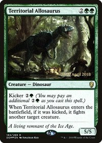 Territorial Allosaurus [Dominaria Promos] | Exor Games Dartmouth