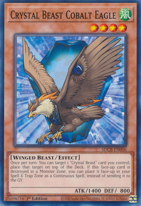 Crystal Beast Cobalt Eagle [SDCB-EN006] Common | Exor Games Dartmouth