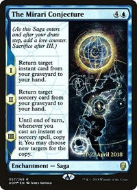 The Mirari Conjecture [Dominaria Promos] | Exor Games Dartmouth