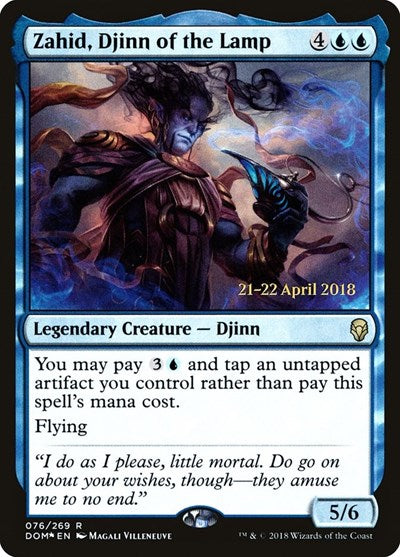 Zahid, Djinn of the Lamp [Dominaria Promos] | Exor Games Dartmouth