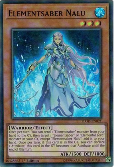 Elementsaber Nalu [FLOD-EN021] Super Rare | Exor Games Dartmouth