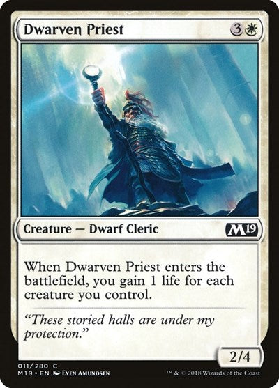 Dwarven Priest [Core Set 2019] | Exor Games Dartmouth