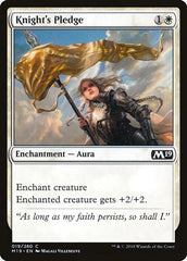 Knight's Pledge [Core Set 2019] | Exor Games Dartmouth
