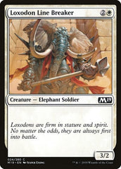 Loxodon Line Breaker [Core Set 2019] | Exor Games Dartmouth