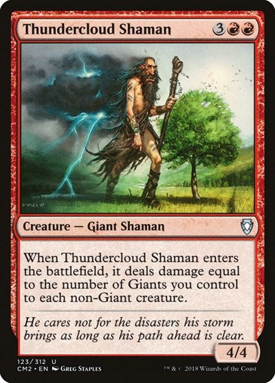 Thundercloud Shaman [Commander Anthology Volume II] | Exor Games Dartmouth