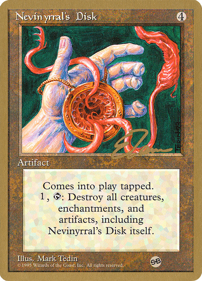 Nevinyrral's Disk (Eric Tam) (SB) [Pro Tour Collector Set] | Exor Games Dartmouth