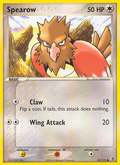 Spearow (81/112) [EX: FireRed & LeafGreen] | Exor Games Dartmouth