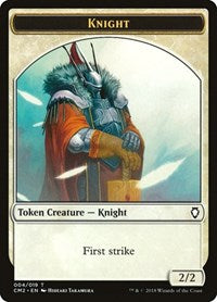 Knight Token [Commander Anthology Volume II Tokens] | Exor Games Dartmouth