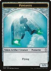 Pentavite Token [Commander Anthology Volume II Tokens] | Exor Games Dartmouth