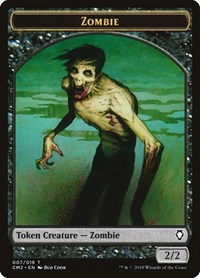 Zombie Token [Commander Anthology Volume II Tokens] | Exor Games Dartmouth