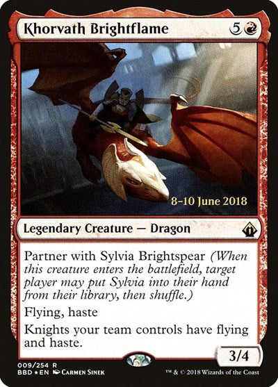 Khorvath Brightflame [Battlebond Promos] | Exor Games Dartmouth