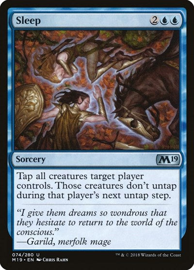 Sleep [Core Set 2019] | Exor Games Dartmouth