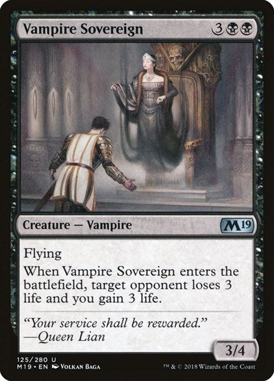 Vampire Sovereign [Core Set 2019] | Exor Games Dartmouth