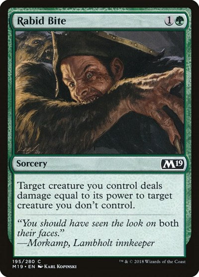 Rabid Bite [Core Set 2019] | Exor Games Dartmouth
