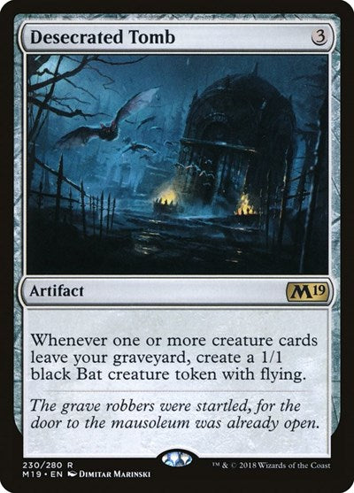 Desecrated Tomb [Core Set 2019] | Exor Games Dartmouth