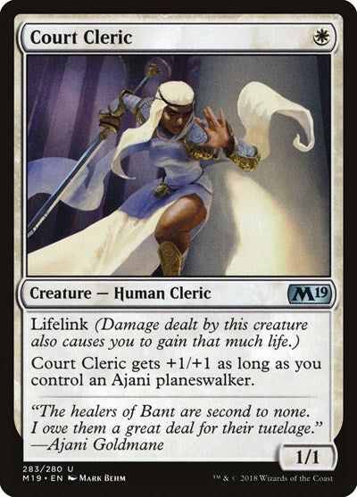 Court Cleric [Core Set 2019] | Exor Games Dartmouth