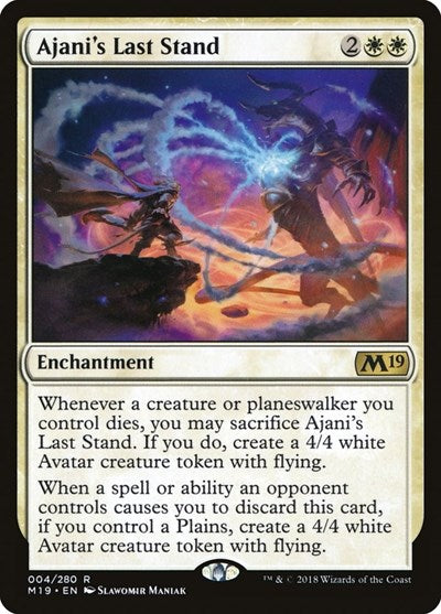 Ajani's Last Stand [Core Set 2019] | Exor Games Dartmouth