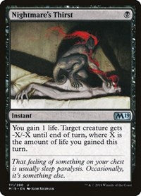 Nightmare's Thirst [Core Set 2019] | Exor Games Dartmouth