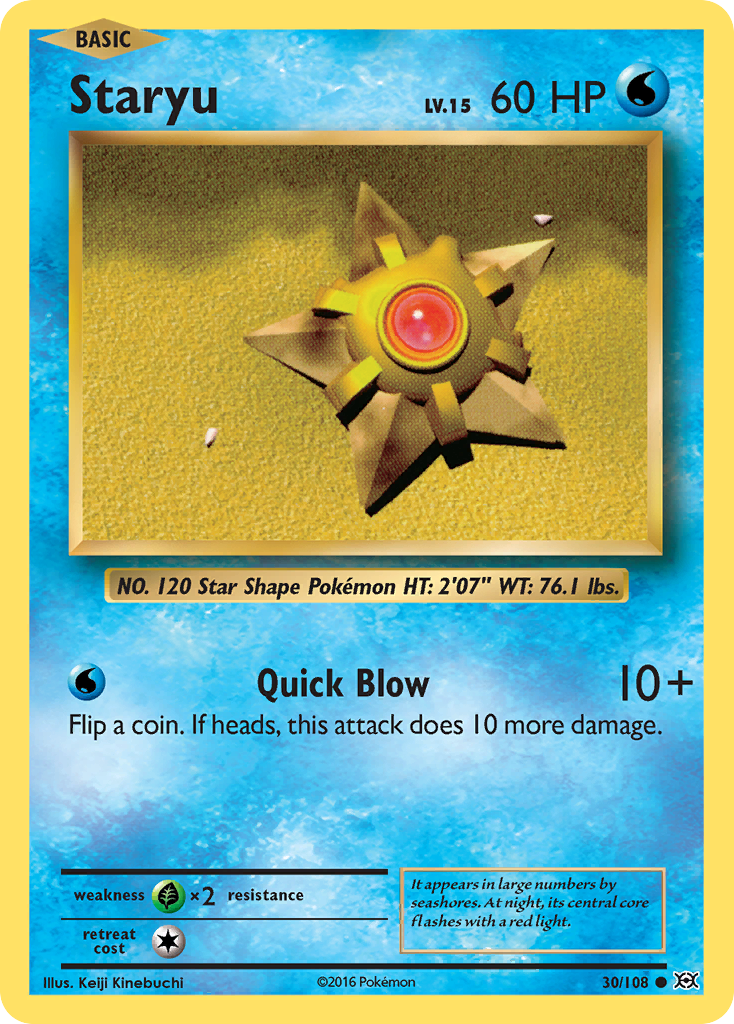 Staryu (30/108) [XY: Evolutions] | Exor Games Dartmouth