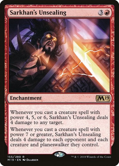 Sarkhan's Unsealing [Core Set 2019] | Exor Games Dartmouth