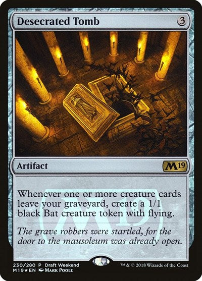 Desecrated Tomb [Core Set 2019 Promos] | Exor Games Dartmouth