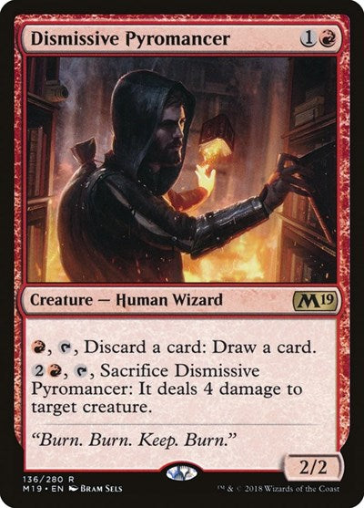 Dismissive Pyromancer [Core Set 2019] | Exor Games Dartmouth