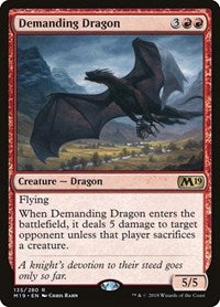 Demanding Dragon [Core Set 2019] | Exor Games Dartmouth