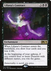Liliana's Contract [Core Set 2019] | Exor Games Dartmouth