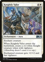 Knightly Valor [Core Set 2019] | Exor Games Dartmouth