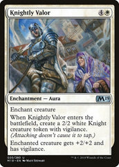 Knightly Valor [Core Set 2019] | Exor Games Dartmouth