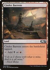 Cinder Barrens [Core Set 2019] | Exor Games Dartmouth