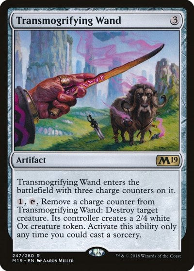 Transmogrifying Wand [Core Set 2019] | Exor Games Dartmouth