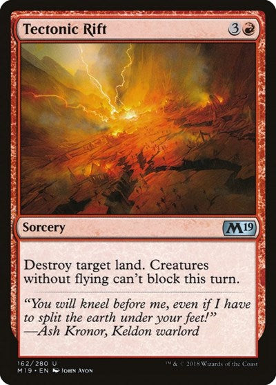 Tectonic Rift [Core Set 2019] | Exor Games Dartmouth