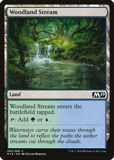 Woodland Stream [Core Set 2019] | Exor Games Dartmouth