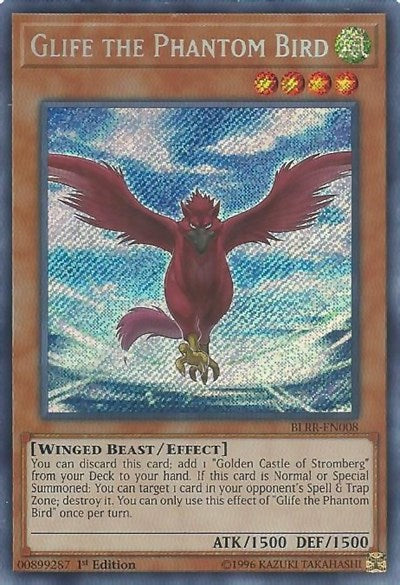 Glife the Phantom Bird [BLRR-EN008] Secret Rare | Exor Games Dartmouth