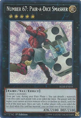 Number 67: Pair-a-Dice Smasher [BLRR-EN031] Secret Rare | Exor Games Dartmouth